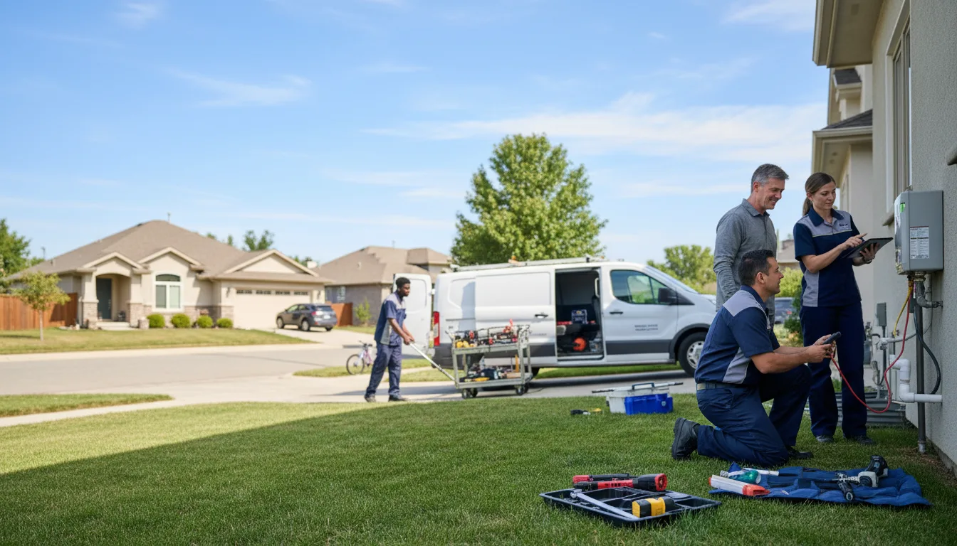 Tankless water heater service in Lake George, MN